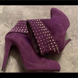 Mixx Shuz Women Purple  Ankle Boots US 7.5